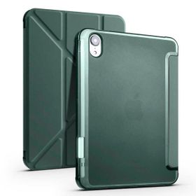 Smcase Apple iPad Mini 2021 6. Nesil Katlanabilir Standli Pu Silikon TF1 Kılıf