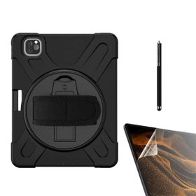 Smcase Apple iPad Pro 11 2020 12.9 İnc Tablet Tank Koruma Defender Standli DF3 Kılıf