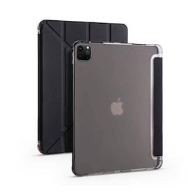 Smcase Apple iPad Pro 11 2020 2. Nesil Katlanabilir Standli Pu Silikon TF1 Kılıf