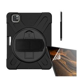 Smcase Apple iPad Pro 11 2020 2. Nesil Tablet Tank Koruma Defender Standli DF2 Kılıf
