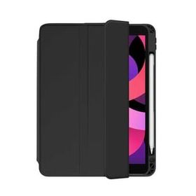 Smcase Apple iPad Pro 12.9 2018 3. Nesil Standli Kalem Bolmeli Arkasi Seffaf NT2 Kılıf