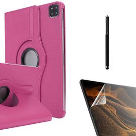 Smcase Apple iPad Pro 12.9 2020 4. Nesil 360 Dönebilen Koruma Kapakli Standli Dn33 Nano Kalem Kılıf