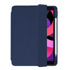 Smcase Apple iPad Pro 12.9 2020 4. Nesil Standli Kalem Bolmeli Arkasi Şeffaf NT2 Kılıf