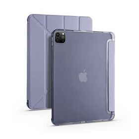 Smcase Apple iPad Pro 12.9 2021 5. Nesil Katlanabilir Standli Pu Silikon Tf2 Kılıf