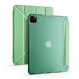 Smcase Apple iPad Pro 12.9 2021 5. Nesil Katlanabilir Standli Pu Silikon Tf2 Kılıf