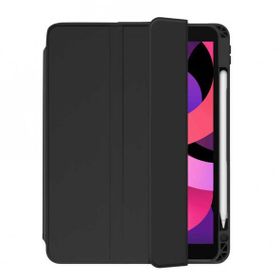 Smcase Apple iPad Pro 12.9 2021 5. Nesil Standli Kalem Bolmeli Arkasi Şeffaf NT2 Kılıf