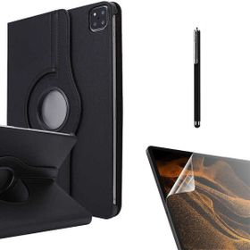 Smcase Apple iPad Pro 12.9 2022 M2 360 Dönebilen Koruma Kapakli Standli DN33 Nano Kalem Kılıf