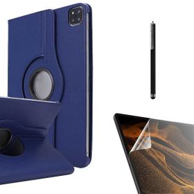Smcase Apple iPad Pro 12.9 2022 M2 360 Dönebilen Koruma Kapakli Standli DN33 Nano Kalem Kılıf
