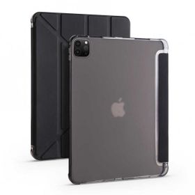 Smcase Apple iPad Pro 12.9 2022 M2 Katlanabilir Standli Pu Silikon Tf2 Kılıf