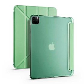 Smcase Apple iPad Pro 12.9 2022 M2 Katlanabilir Standli Pu Silikon Tf2 Kılıf