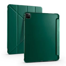 Smcase Apple iPad Pro 12.9 2022 M2 Katlanabilir Standli Pu Silikon Tf2 Kılıf