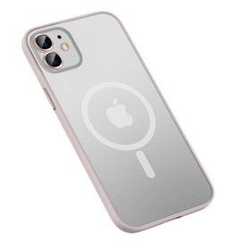 Smcase Apple iPhone 11 Lens Korumalı Hassas Tuş Mat Yüzey Mokka Tacsafe Cep Telefonu Kılıfı