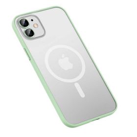 Smcase Apple iPhone 11 Lens Korumalı Hassas Tuş Mat Yüzey Mokka Tacsafe Cep Telefonu Kılıfı