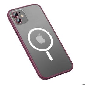 Smcase Apple iPhone 11 Lens Korumalı Hassas Tuş Mat Yüzey Mokka Tacsafe Cep Telefonu Kılıfı