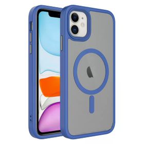 Smcase Apple iPhone 11 Mat Arka Yüzeyli Wireless Şarj Özellikli Flet Cep Telefonu Kılıfı