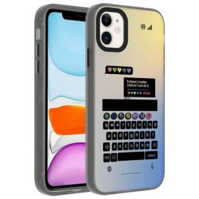 Smcase Apple iPhone 12 Dragon Serisi Desenli Sert Kapak Cep Telefonu Kılıfı