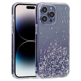 Smcase Apple iPhone 12 Pro Damla Sim Detaylı Diamond Alp Silikon Cep Telefonu Kılıfı