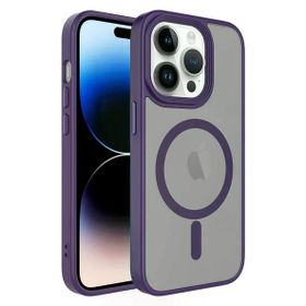 Smcase Apple iPhone 12 Pro Mat Arka Yüzeyli Wireless Şarj Özellikli Flet Cep Telefonu Kılıfı