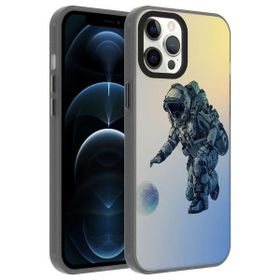 Smcase Apple iPhone 12 Pro Max Dragon Serisi Desenli Sert Kapak Cep Telefonu Kılıfı