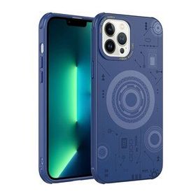 Smcase Apple iPhone 12 Pro Wireless Şarj Özellikli Desenli Hot Magsafe Kapak Cep Telefonu Kılıfı