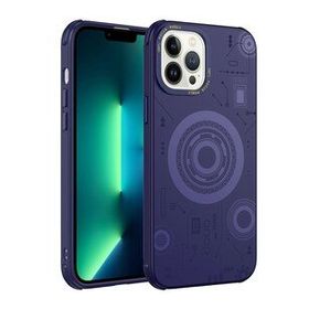 Smcase Apple iPhone 13 Pro Max Wireless Şarj Özellikli Desenli Hot Magsafe Kapak Cep Telefonu Kılıfı