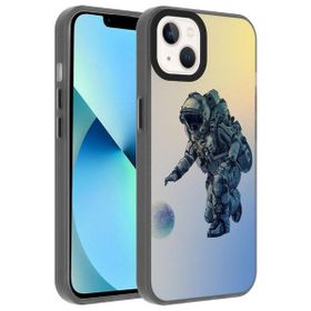 Smcase Apple iPhone 14 Dragon Serisi Desenli Sert Kapak Cep Telefonu Kılıfı