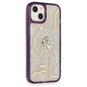 Smcase Apple iPhone 14 Magic Design Wireless Tacsafe Ultra Koruma Sert Kapak Cep Telefonu Kılıfı