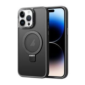 Smcase Apple iPhone 14 Pro MagSafe Magnetic Standlı Feel Kapak Cep Telefonu Kılıfı