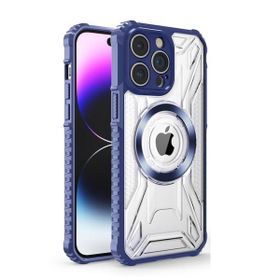 Smcase Apple iPhone 14 Pro Magsafe Özellikli Double Sided Non Slip PC TPU Prag Kapak Cep Telefonu Kılıfı