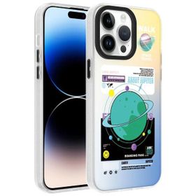 Smcase Apple iPhone 14 Pro Max Dragon Serisi Desenli Sert Kapak Cep Telefonu Kılıfı