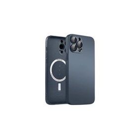 Smcase Apple iPhone 14 Pro Max Lens Korumalı Wireless Tacsafe Mrdm Mat Sert Kapak Cep Telefonu Kılıfı