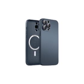 Smcase Apple iPhone 14 Pro Max Lens Korumalı Wireless Tacsafe Mrdm Mat Sert Kapak Cep Telefonu Kılıfı