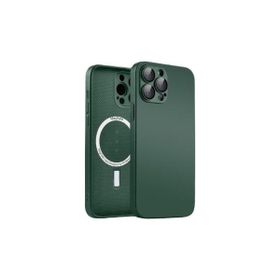 Smcase Apple iPhone 14 Pro Max Lens Korumalı Wireless Tacsafe Mrdm Mat Sert Kapak Cep Telefonu Kılıfı