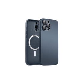 Smcase Apple iPhone 14 Pro Max Lens Korumalı Wireless Tacsafe Mrdm Mat Sert Kapak Cep Telefonu Kılıfı