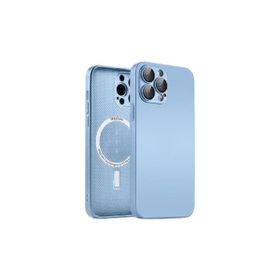 Smcase Apple iPhone 14 Pro Max Lens Korumalı Wireless Tacsafe Mrdm Mat Sert Kapak Cep Telefonu Kılıfı