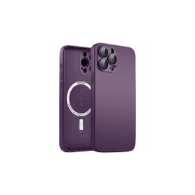 Smcase Apple iPhone 14 Pro Max Lens Korumalı Wireless Tacsafe Mrdm Mat Sert Kapak Cep Telefonu Kılıfı