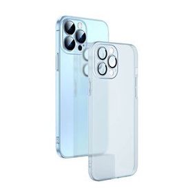 Smcase Apple iPhone 14 Pro Max Mat PP Alp Kamera Korumalı Silikon Cep Telefonu Kılıfı