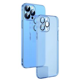 Smcase Apple iPhone 14 Pro Max Mat PP Alp Kamera Korumalı Silikon Cep Telefonu Kılıfı