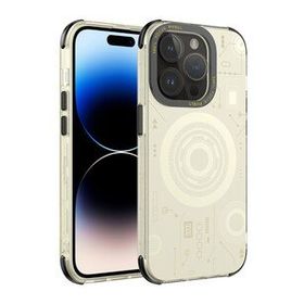 Smcase Apple iPhone 14 Pro Max Wireless Şarj Özellikli Desenli Hot Magsafe Kapak Cep Telefonu Kılıfı