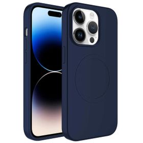 Smcase Apple iPhone 14 Pro Max Wireless Şarj Özellikli Plas Tacsafe Silikon Cep Telefonu Kılıfı