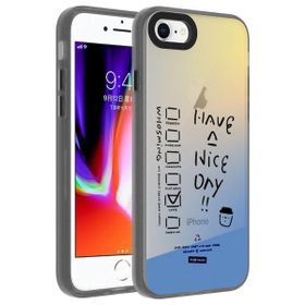 Smcase Apple iPhone SE 2022 Dragon Serisi Desenli Sert Kapak Cep Telefonu Kılıfı