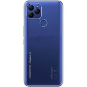 Smcase General Mobile GM 21 Lüks Silikon Şeffaf Cep Telefonu Kılıfı