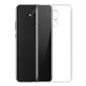 Smcase Huawei Mate 20 Lite Kamara Korumalı Şeffaf Silikon Cep Telefonu Kılıf