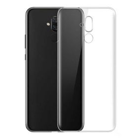 Smcase Huawei Mate 20 Lite Kamara Korumalı Şeffaf Silikon Cep Telefonu Kılıf