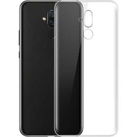 Smcase Huawei Mate 20 Lite Kamara Korumalı Şeffaf Silikon Cep Telefonu Kılıf