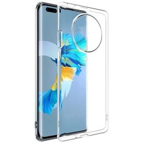 Smcase Huawei Mate 40 Pro Lüks Korumalı Silikon Tam Kapatan Ekran Koruyucu Şeffaf Kılıf