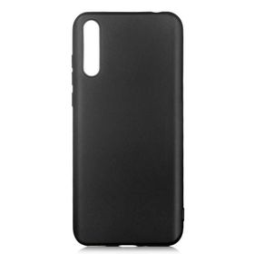 Smcase Huawei P Smart S Lüks Mat Silikon Tam Kapatan Ekran Koruyucu Siyah Cep Telefonu Kılıfı
