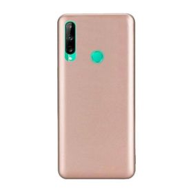 Smcase Huawei P40 Lite E Mat Silikon Gold Cep Telefonu Kılıfı