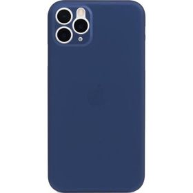 Smcase iPhone 11 Pro Max PP Hayalet Silikon Lacivert Cep Telefonu Kılıfı