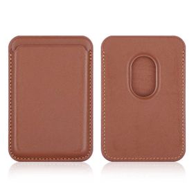 Smcase iPhone 13 Kartlıklı Cardsafe Deri Mıknatıslı Silikon Siyah Cep Telefonu Kılıfı